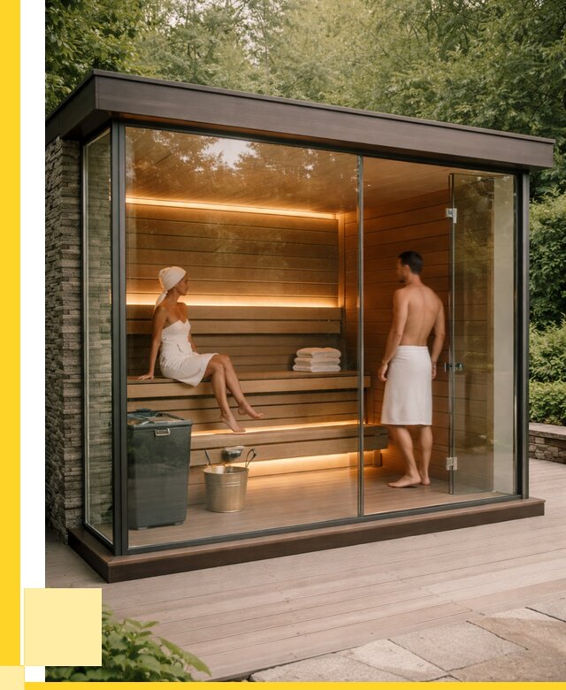 Сауна стеклянная и двери для сауны в Темрюке от 257325 р. | ЭриданТмр