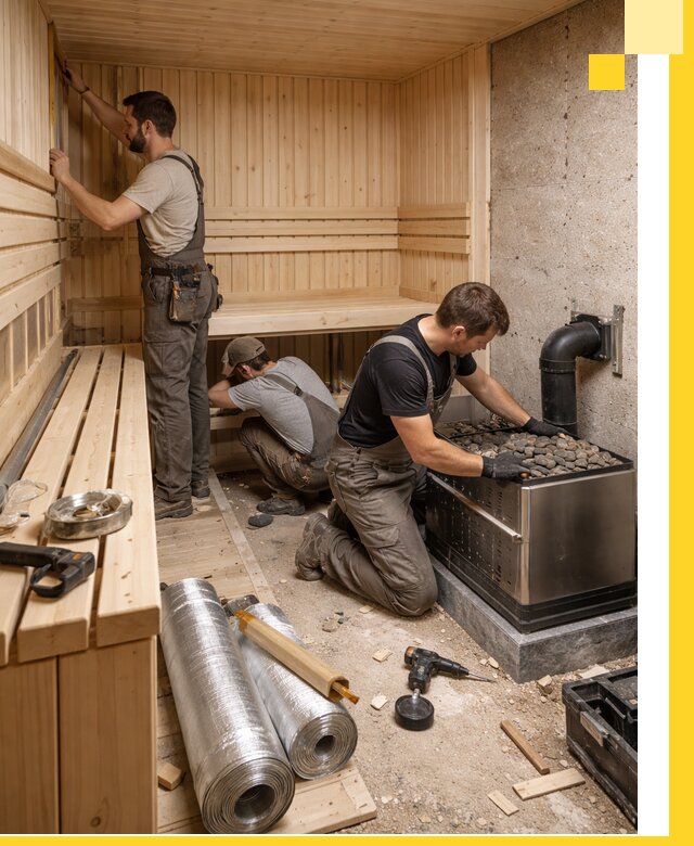 Индивидуальные сауны на заказ в Темрюке под ключ, проект и монтаж