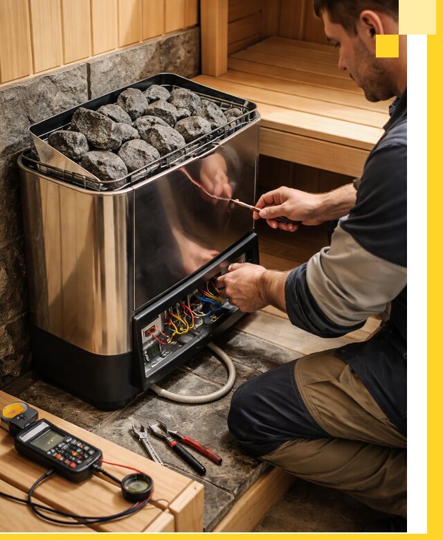 Продажа и установка электрокаменок для саун в Темрюке