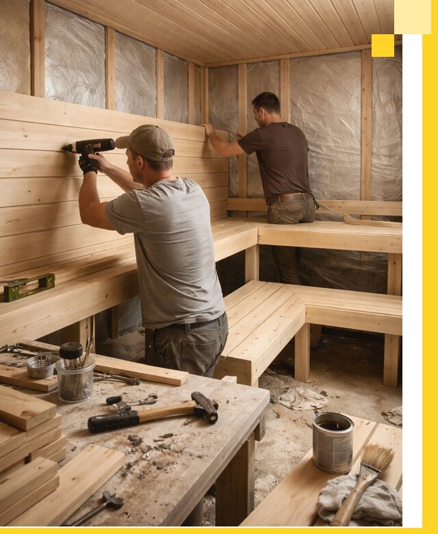 Профессиональная отделка бань и саун под ключ в Темрюке