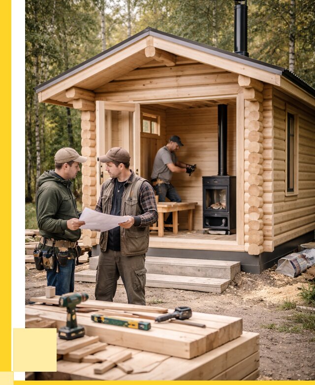 Монтаж бань под ключ в Темрюке — от 205860 р. | ЭриданТмр