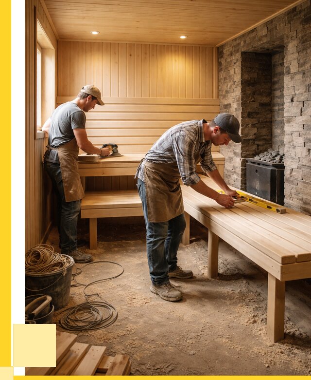 Отделка бани в Темрюке: внутренняя отделка от 3088 р. | ЭриданТмр