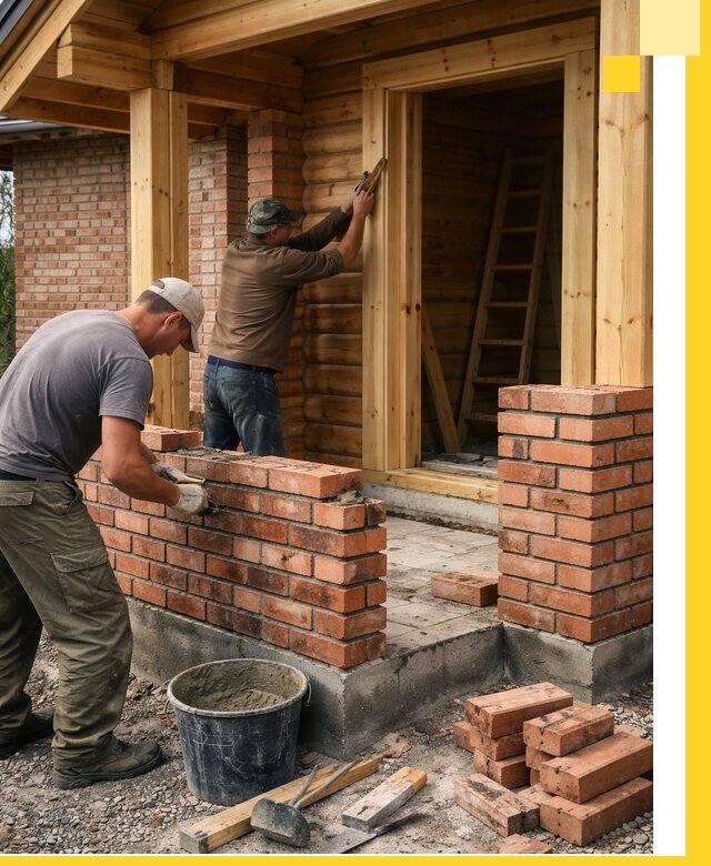 Строительство кирпичных бань под ключ в Темрюке с гарантией качества