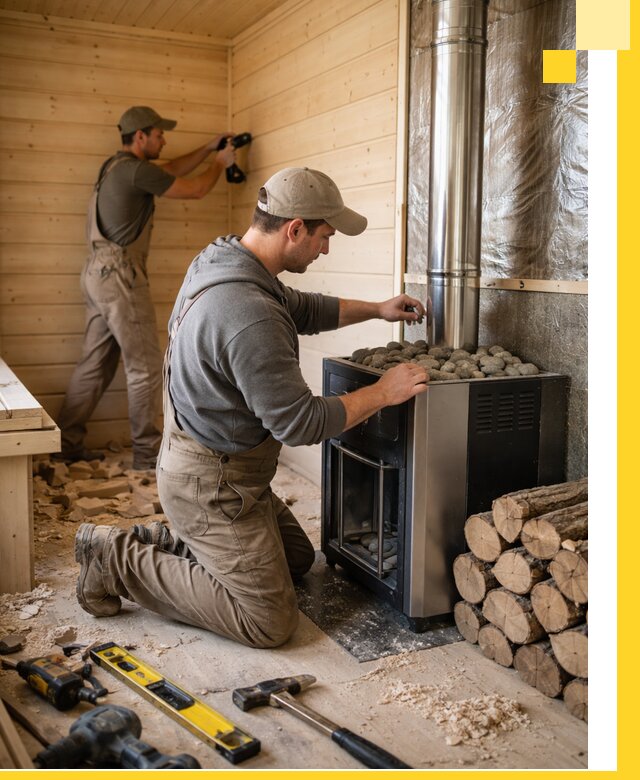 Строительство деревянных бань под ключ в Темрюке проекты и монтаж