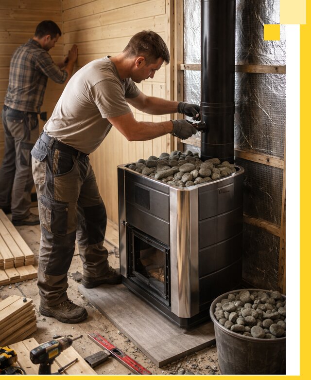 Проектирование и строительство парилок для бани в Темрюке под ключ