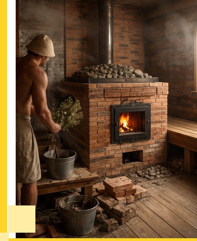 Кирпичные банные печи в Темрюке от 92637 р. | ЭриданТмр