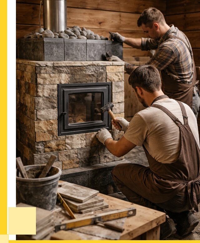 Облицовка банной печи в Темрюке от 15440 р. | ЭриданТмр