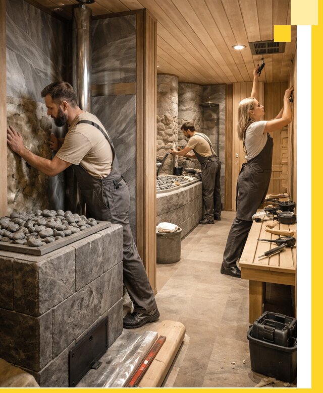 Строительство бань и SPA процедур в Темрюке под ключ и отделкой