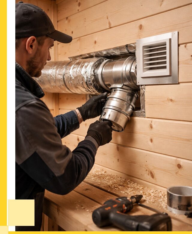 Монтаж вентиляции бани в Темрюке от 12352 р. | ЭриданТмр