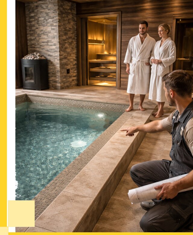 Проект бани с бассейном под ключ в Темрюке от 66905 р. | ЭриданТмр