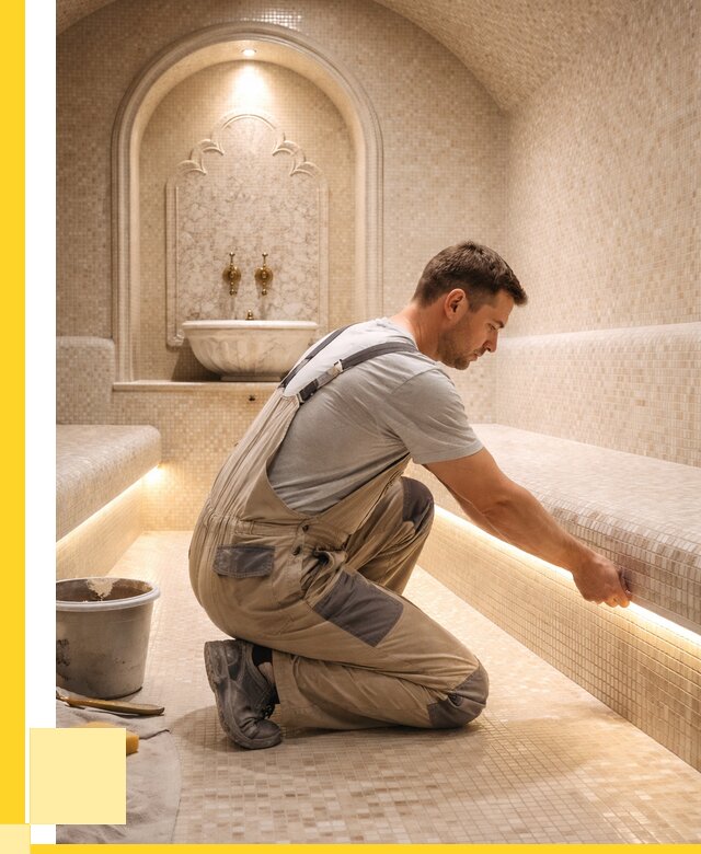 Отделка хамамов под ключ в Темрюке от 5661 р. | ЭриданТмр