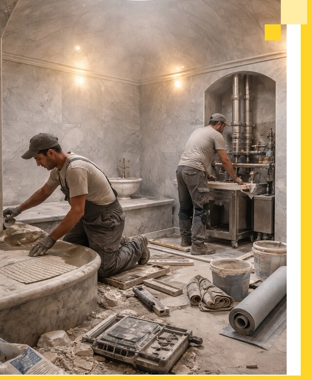 Строительство турецких бань хаммам под ключ в Темрюке