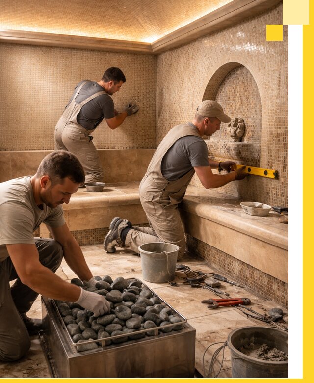 Проектирование и строительство хамама и сауны в Темрюке