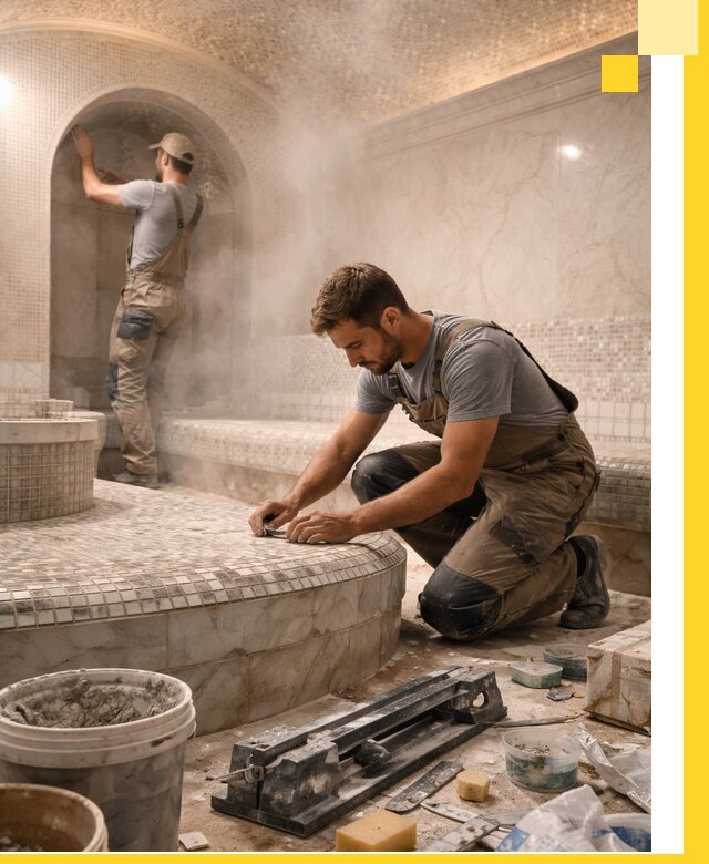 Профессиональный дизайн хамама и SPA под ключ в Темрюке