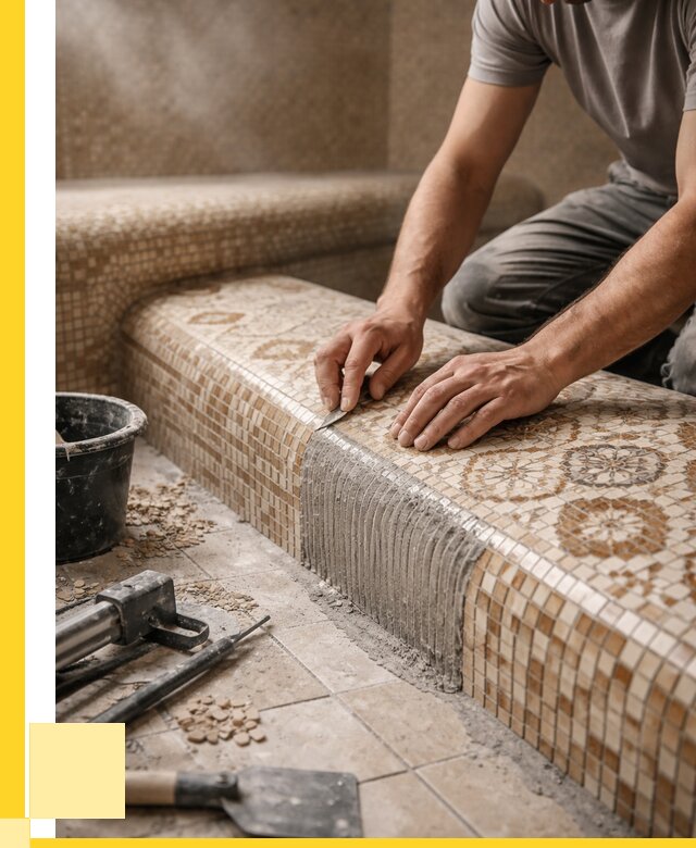 Плитка для хамама под ключ в Темрюке от 3603 р. | ЭриданТмр